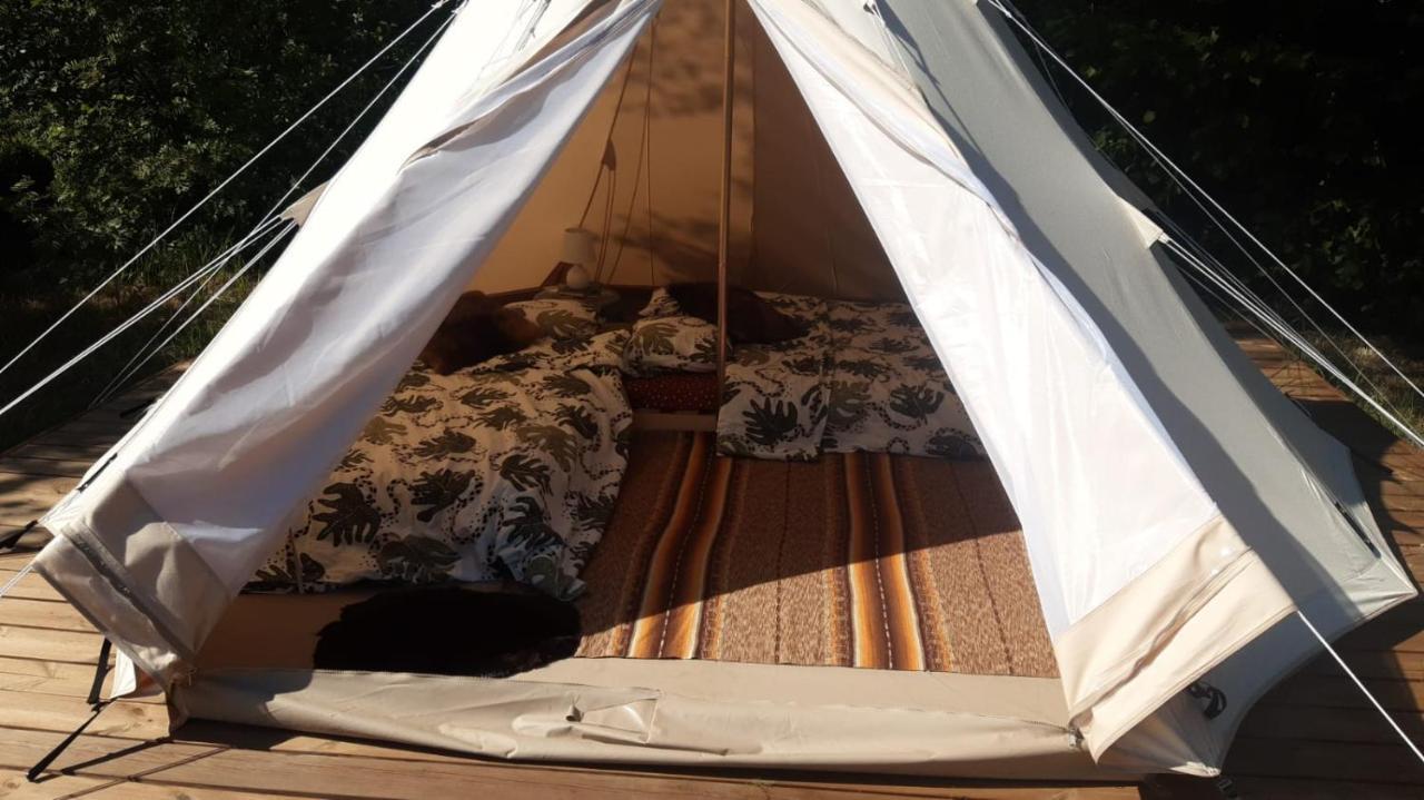 Glamping Fluffy Horns - Glempings Pukainie Ragi Hotel Plienciems Ngoại thất bức ảnh
